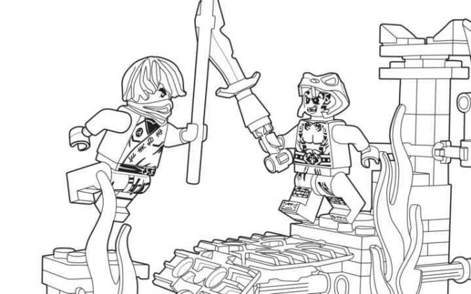 Coloriage et dessin de Ninjago à imprimer