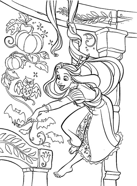 Coloriage Raiponce A Imprimer