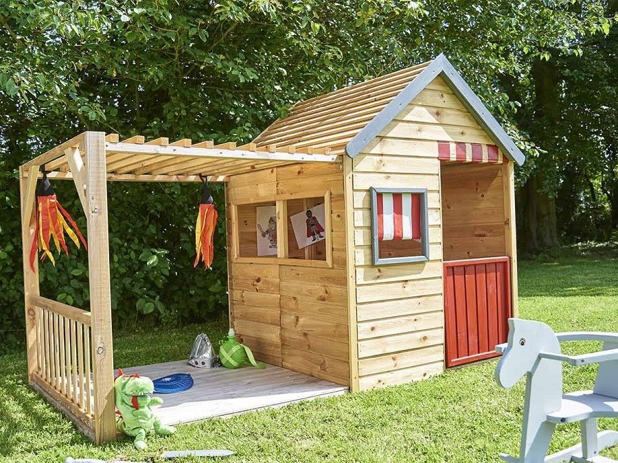 La cabane de jardin pour enfant est une idée superbe pour votre jardin!