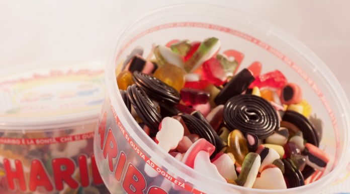 Bonbons Haribo boite personnalisée