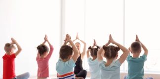 Yoga amusant enfants