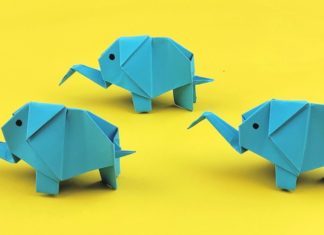 Techniques pour ton premier origami éléphant